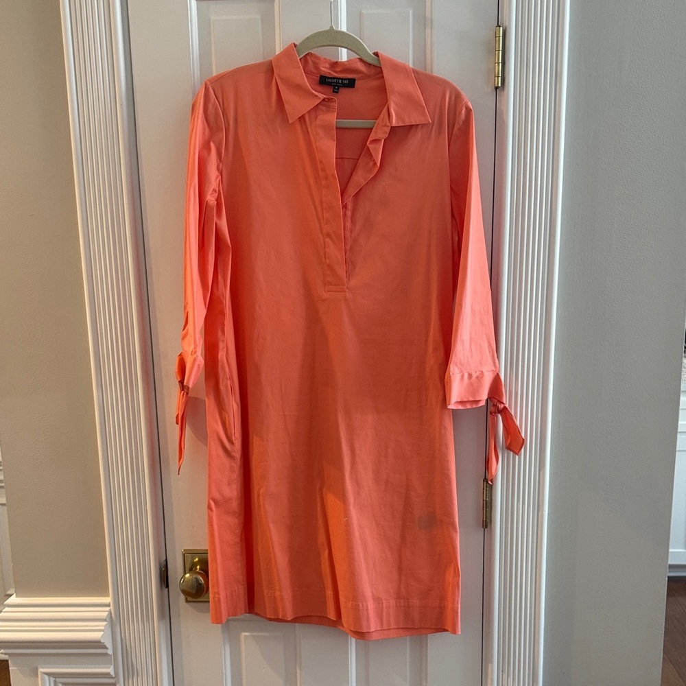 Lafayette 148 New York Vibrant Orange Top